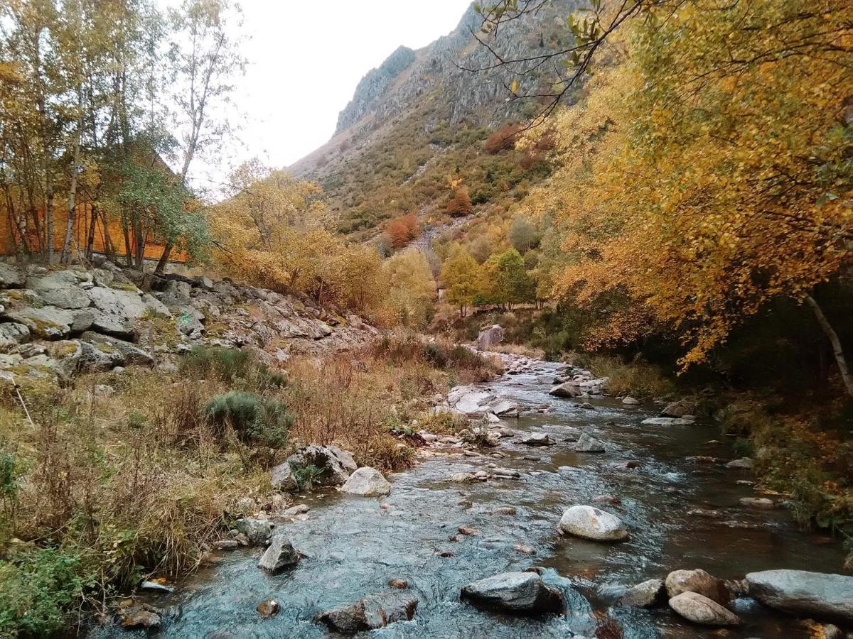Chalet Bois Au Milieu Des Pyrenees LʼHospitalet-près-lʼAndorre Εξωτερικό φωτογραφία